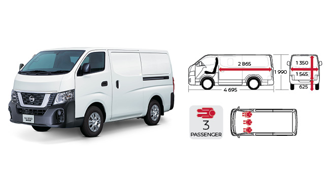 NISSAN NV350 URBAN Flexibility