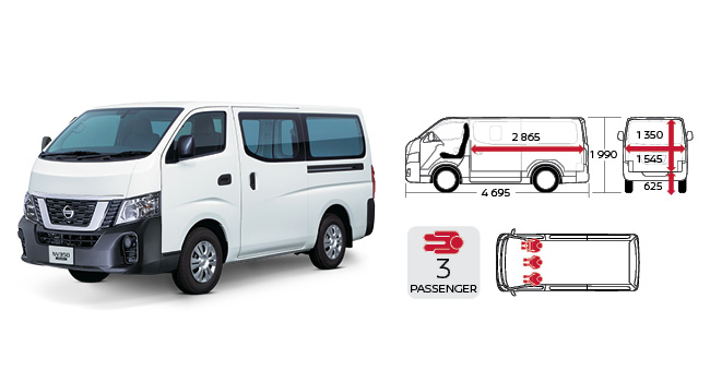 NISSAN NV350 URBAN Flexibility